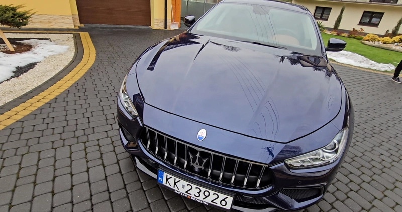 Maserati Ghibli cena 155000 przebieg: 47500, rok produkcji 2018 z Kraków małe 232